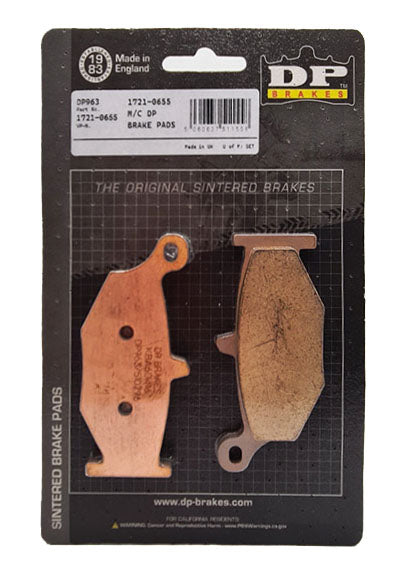 DP Sintered Brake Pads Standard Rear DP963 for Suzuki Hayabusa (2013-2024)
