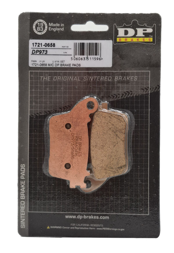 DP Sintered Brake Pads Standard Rear DP973 for Suzuki GSX 750 (2012-2020)