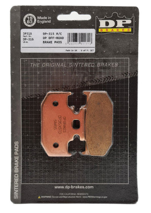 DP Standard sintered brake pads for Yamaha MT-15