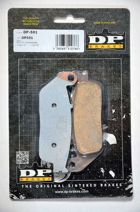 DP Standard DP-501 front and DP-115 rear brake pads for Triumph Tiger 800 2011–2015
