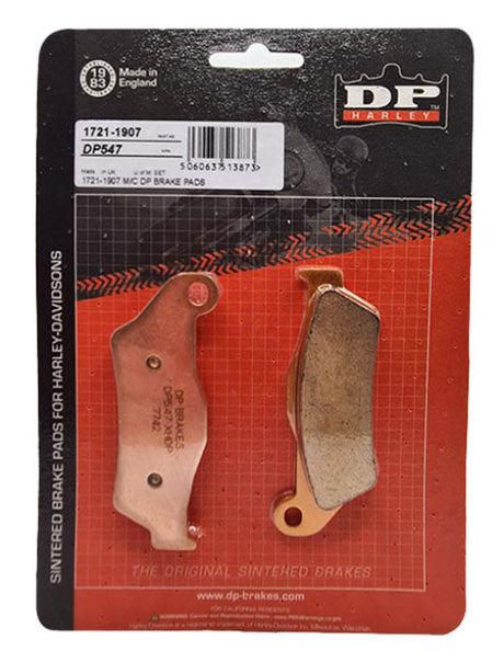 DP Standard Brake Pads for Harley-Davidson Street 750 Up to 2015 Front & Rear DP-547