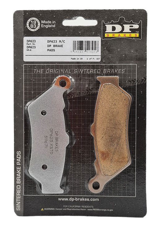 DP Standard Brake Pads for BMW F 650 GS 2008–2012 Front DP 623 Rear DP 622