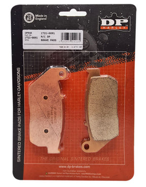 DP Standard Brake Pads for Harley-Davidson Iron 883 2009–2013 Front DP-948 Rear DP-949