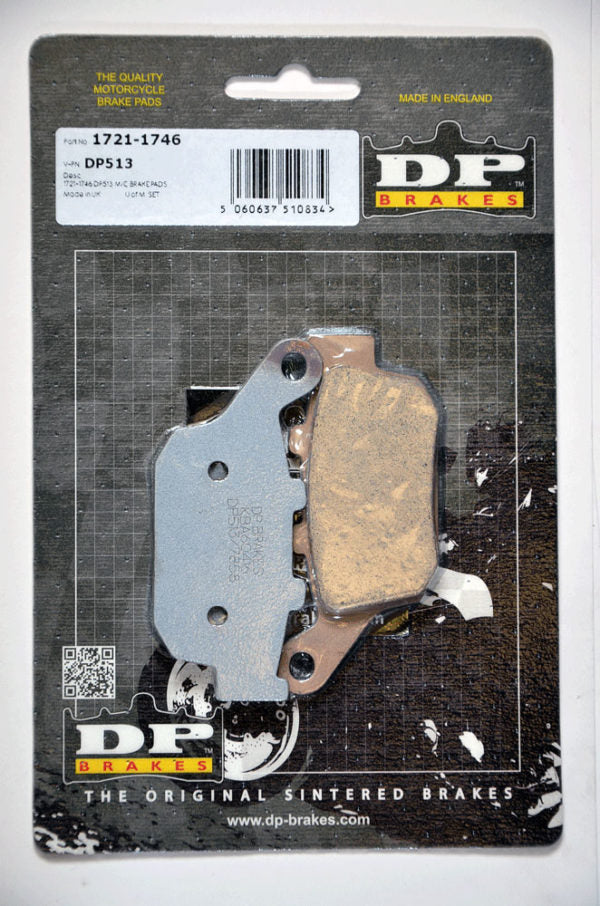 DP Standard Front DP-922 & Rear DP-513 Brake Pads for Kawasaki Z900 2017–2021