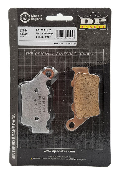 DP Standard Brake Pads for Jawa FJ Front DP-617 Rear DP-622
