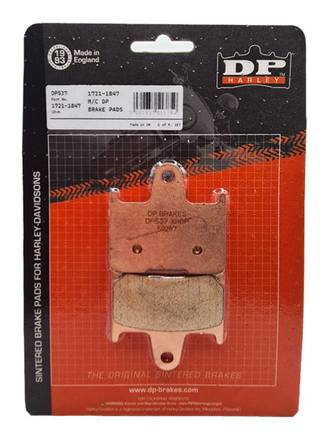 DP Standard Brake Pads for Harley-Davidson Forty-Eight Sportster 1200 2014–2017 Front DP-536 Rear DP-537
