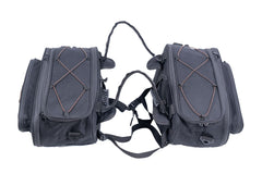 Guardian Gears Stallion Sports 45L–60L motorcycle saddlebags upswept exhaust