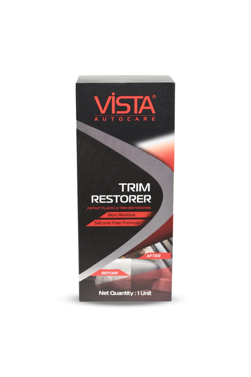 VISTA Auto Care Trim Restorer 250 ml for restoring faded automotive exterior plastic and vinyl trim