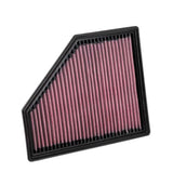 K&N 33-3136 High-Flow Washable Lifetime Engine Air Filter for BMW 330i 320i 230i Alpina B3 Toyota GR Supra Performance Replacement
