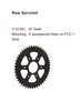 Rolon Brass Chain and Sprocket Kit 14T 45T 112L for KTM 125 Duke HPORC 373NF