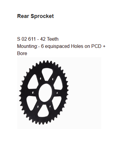 Brass Chain and Sprocket Kit 14T 42T 110 Links for KTM Duke 200 2014 Onwards HPXRC 267