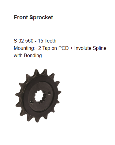 Brass Chain and Sprocket Kit 15T 45T 112 Links for KTM 390 Duke HXRC 268