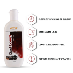 Vista Auto Care Dashboard Polish 100ml non-greasy car interior polish

