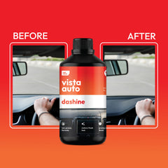 Vista Auto Care Dashine 1L non-greasy car dashboard polish

