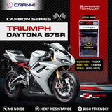 CRANK1 CFB744 carbon front brake pads for Triumph Daytona 675R