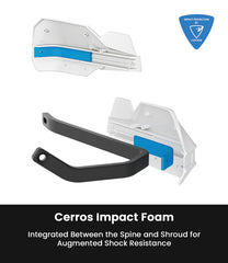 Rynox Defender Pro Handguards White universal motorcycle aluminium spine 22mm 28mm compatible