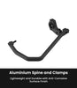 Rynox Defender Pro Handguards Black aluminium universal motorcycle hand guards for 22mm to 28mm handlebars