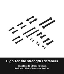 Rynox Defender Pro Handguards White universal motorcycle aluminium spine 22mm 28mm compatible