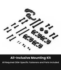 Rynox Defender Pro Handguards Black aluminium universal motorcycle hand guards for 22mm to 28mm handlebars