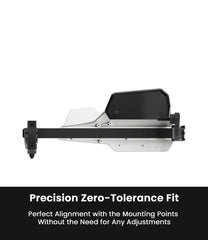 Rynox Defender Pro Handguards White universal motorcycle aluminium spine 22mm 28mm compatible