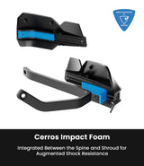 Rynox Defender Pro Handguards Black aluminium universal motorcycle hand guards for 22mm to 28mm handlebars