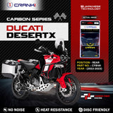 CRANK1 CFB181 rear carbon brake pads for Ducati DesertX 2022-2023