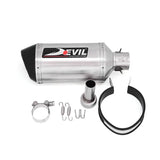 KTM Duke 200 Devil Evolution exhaust system installed
