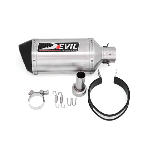 KTM Duke 200 Devil Evolution exhaust system installed