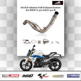 BMW G 310 R Devil Evolution exhaust system installed