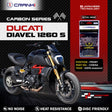CRANK1 CFB744 carbon front brake pads for Ducati Diavel 1260 S 2019+