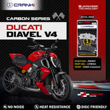 CRANK1 Carbon Brake Pads CFB744 for Ducati Diavel V4 2024 Front