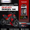 CRANK1 CFB902 Carbon Rear Brake Pads for Ducati Diavel V4 2024