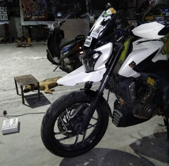 Hyperrider Front Off Road Mud Guard for Bajaj Dominar 250 and Dominar 400 adventure style motorcycle front fender