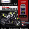 CRANK1 Carbon Rear Brake Pads CFB312 for Bajaj Dominar 250