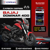 CRANK1 Carbon Front Brake Pads CFB181 for Bajaj Dominar 400 2016-2018 Carbon Kevlar Disc Brake Pad Set
