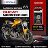 CRANK1 CFB662 carbon rear brake pads for Ducati Monster 821 2018-2020 motorcycle