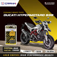 CRANK1 Ceramic Rear Brake Pads for Ducati Hypermotard 939 CRM469