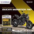 CRANK1 Ceramic Front Brake Pads CRM0709 for Ducati Monster 797