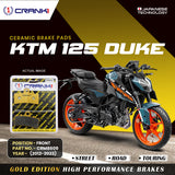 CRANK1 CRM8609 ceramic front brake pads for KTM 125 Duke 2012-2023
