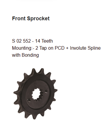 Brass Chain and Sprocket Kit 14T 46T 112 Links for KTM 250 Duke HXRC 372NF