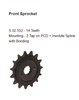 Brass Chain and Sprocket Kit 14T 46T 112 Links for KTM 250 Duke HXRC 372NF
