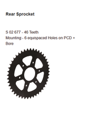 Brass Chain and Sprocket Kit 14T 46T 112 Links for KTM 250 Duke HXRC 372NF