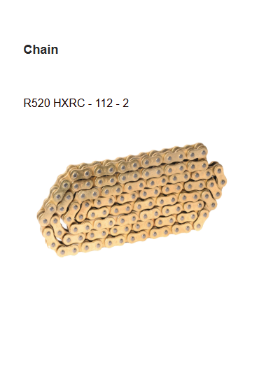 Brass Chain and Sprocket Kit 14T 46T 112 Links for KTM 250 Duke HXRC 372NF