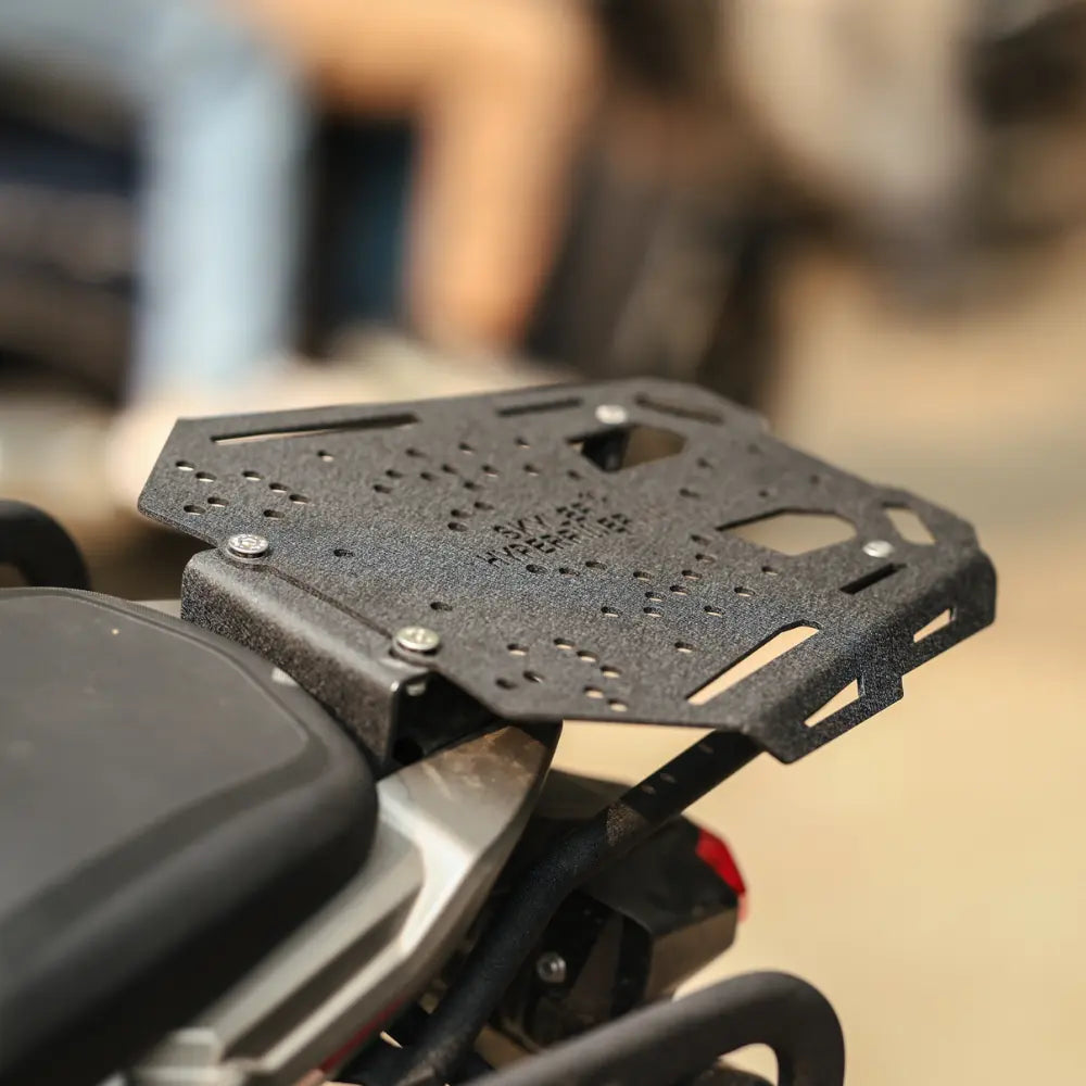 Hyperrider Top Rack Type 2 for TVS Apache RTX 300 – Heavy-Duty Luggage Carrier and Top Box Mount