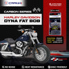 CRANK1 CFB754 carbon front brake pads for Harley-Davidson Dyna Fat Bob 2008-2017