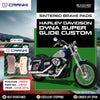 CRANK1 Sintered Front Brake Pads CB754 For Harley Davidson Dyna Super Glide Custom 2008-2014