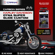 CRANK1 CFB754 carbon front brake pads for Harley-Davidson Dyna Super Glide Custom 2008-2014