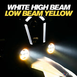 ZANA Fog Light DRL-R45 Silver Series Universal LED Fog Lights with OSRAM LEDs, Amber DRL Ring and Wired Multi-Function Controller | Legendary Custom