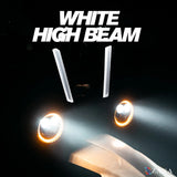 ZANA Fog Light DRL-R45 Silver Series Universal LED Fog Lights with OSRAM LEDs, Amber DRL Ring and Wired Multi-Function Controller | Legendary Custom