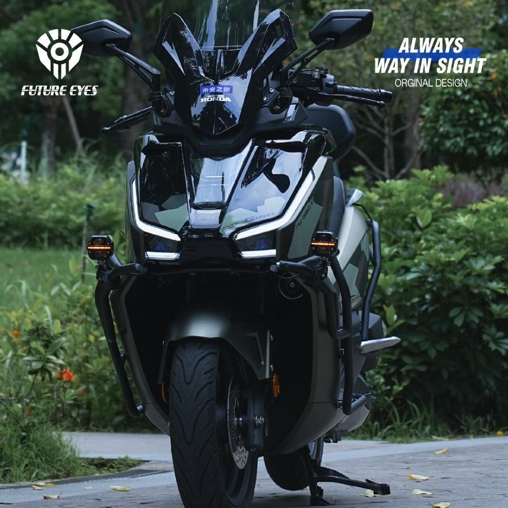 Moto Vanguard Future Eyes X60 LED Motorcycle Auxiliary Light 100W Low High Beam